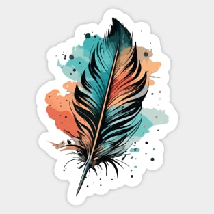 Bird Feathers Sticker